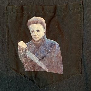 Halloween Michael Myers pocket Tee